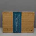 Babonie Bamboo Cutting Board Set of 2PC Large Bamboo Cutting Boards for Kitchen with Wooden Organizer, 1PC Stainless Chopping board for Meat, Vegetables and Fruits Ideas Kitchen Gift