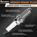 Ignition Coil Pack and Spark Plugs Set of 4 Compatible with Hyundai Sonata 2009-2010, Tucson 2010-2013, Santa Fe 2010-2012 & Kia Forte(Koup) 2010-2013, Optima, Sorento, Sportage, Replace UF611, 4469