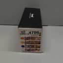 Geedel Rotary Cheese Grater Cheese Shredder - Upgraded 5-in-1 Cheese Grater with Handle and Strong Suction Base, Multi-purpose Vegetable Slicer Ice Shaver Nuts Grinder for Ice, Vegetables, Fruit, Nuts (Grey White)