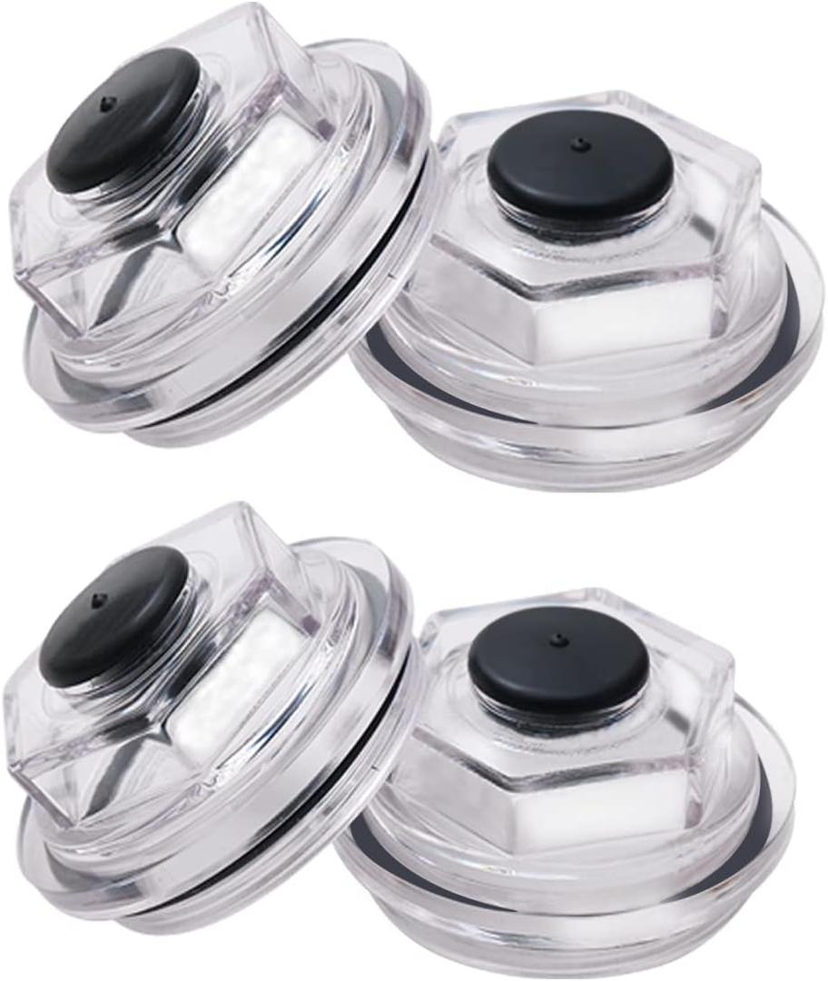 2PCS Oil Bath Dust Caps, K71-038-00,For Dexter 6k-8K 8-218, 8-219, 8-232 General Duty Axles Built 1989 and older, for Dexter 6K 7K 8K 2.75" Threads Trailer Axle Plastic Cover 21-35 23-29 Oil Caps (2)