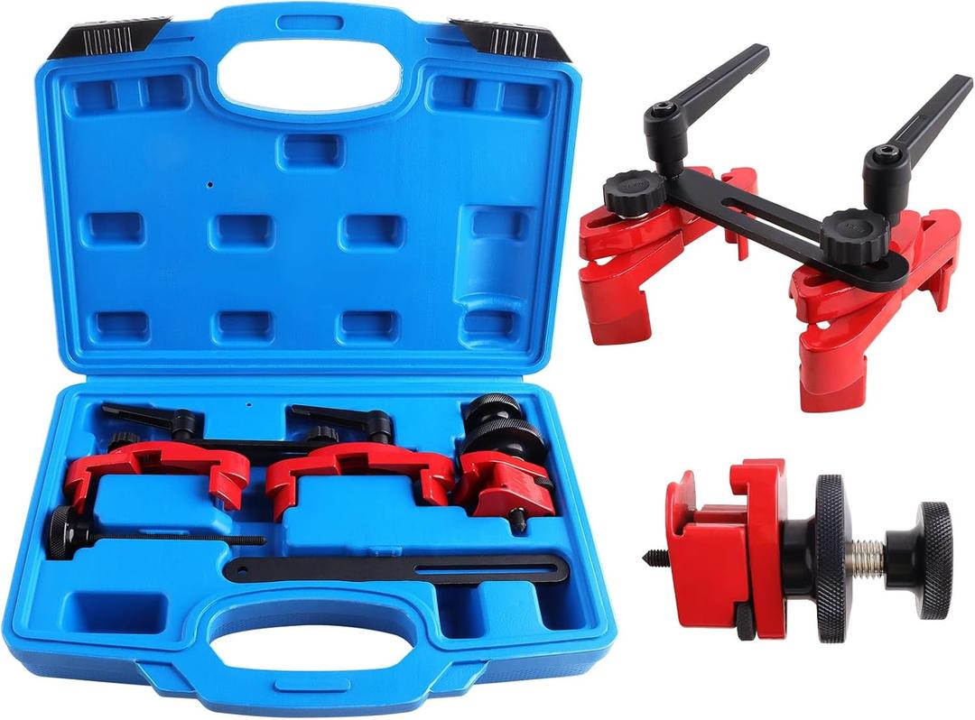 Universal Camshaft Timing Tool Kit 37950 Adjustable Camshaft Sprocket Locking Wrench & Pulley Holder Set for Intake Exhaust Cam, Fits Most Vehicles
