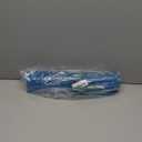 Yimobra Non Slip Bath Mat, Super Strong Suction Cups,34.5"x15.5"Long Tub Mat with Drain Holes, Machine Washable Fast Draining Shower Mats, Bathroom Essentials,Clear Blue