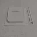 RV Screen Door Slider Panel, 12" White RV Door Panel with Slide Stop Set Fits RV, Trailer, Camper, Motor Home, Cargo Trailer