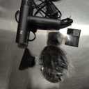 Natrial Ionic Professional Hair Dryer with Diffuser for Curly Hair,1600W&110000RPM High Speed Blow Dryer for Women,Fast Drying,Lock Function,Low Noise,Lightweight for Home Travel Salon,Gray