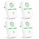 Electricity Saving Box Energy Saving Device Smart Save Plug Power Saver 4 Pack Stopwatt Smartplug Device, Stop Watt Device Plug-in for Home Office Voltage Optimization Surge Outlet 90v-250v 30KW