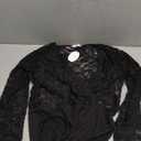 Avidlove Lace Bodysuit for Women Sexy Long Sleeve V Neck Body Suits Going Out Tops Snap Crotch One Piece Teddy Lingerie, L