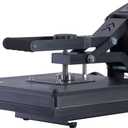 OLIXIS LW Heat Press, 15x15 Heat Press Machine for T Shirts with LCD Display & Memory Mode, 1200W Heat Transfer Machine for Bags, Pillows, Aprons (Upgrade Black)