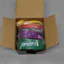 Resistance Bands for Working Out: 5-Levels Exercise Bands Set - Pull Up Assistance Elastic Silicone - Physical Therapy/Stretching/Training - Home Gym for Women & Men