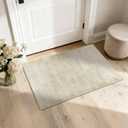 Entryway Rugs 2x3,Abstract Neutral Farmhouse Washable Non Slip Kitchen Rugs,Tan Beige