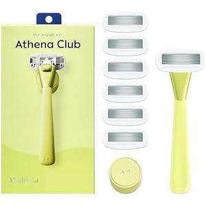 Athena Club Women's Razor Shave Kit, 1 Matchpoint Razor Handle + 6 Blade Refills