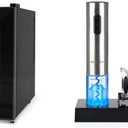 BLACK+DECKER 8 Bottle Wine Fridge + Secura Electric Wine Opener