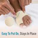 7 x 5 STARS UNITED Bunion Relief Sleeve with Anti-Slip - Gel Cushion  2-Pack Hallux Valgus Cover for Men and Women - Toe Spacer Socks with Pads for Comfort and Protection