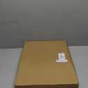 Juvale Coffee Table Tray - 15.7 x 11.8 x 3 in, Blue, Rustic Wood - Serving Tray with Interchangeable Gold & Silver Handles for Coffee Table Decor & Ottoman Use with 2 Coasters