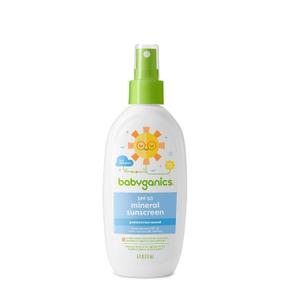 Babyganics Mineral Based Sunscreen Spray - SPF 50+ - Fragrance Free - 6.0 oz (6 Fl Oz (Pack of 2))