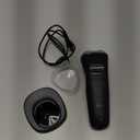 Philips Norelco Shaver 3900 Series, Wet and Dry Electric Shaver, P-Cap, Travel Pouch, Charging Stand, Storm Blue, Model S3341/92 (Silver New)