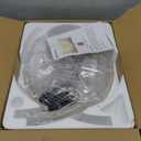 Ceiling Fans with Lights and Remote, 20'' Low Profile Flush Mount Ceiling Fan with 6 Speeds & 3 Color Temperature, 3000-6500K Dimmable Led Fandelier for Bedroom Livingroom, White