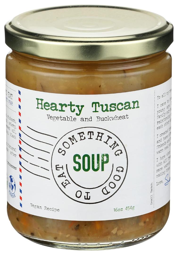 Something Good To Eat Hearty Tuscan Vegetable & Buckwheat Soup, 16 OZ (EXP 08/14/25)
