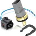 AUTOKAY 06A919501 Water Coolant Temperature Sensor Fits for Audi A4 A6 A8 S4 S6 S8 RS4 RS6 TT Allroad Quattro for VW Passat Beetle EuroVan Jetta Golf for Porsche 1996-2014 W/Connector Harness Pigtail