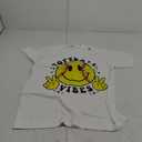 Softball Vibes Retro Groovy Smile Face Game Day Girls Women T-Shirt XL