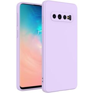for Samsung Galaxy S10 Case Purple, Scratch Resistant with Soft Touch, Slim Thin Phone Cover for Samsung Galaxy S10