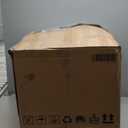 KISLOT 1 Swivel Dining Chair, Upholstered Mid Century Modern Deskchair with High Back, Linen Fabric Kitchen Chairs for Dining Room, Bedroom, Dressing Room, Linen