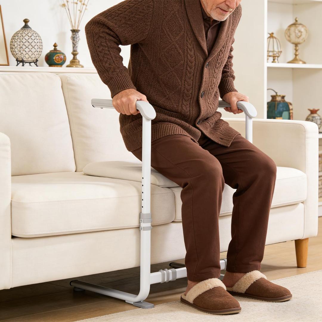 VARIPOWDER Couch Stand Assist for Elderly, Height & Width Adjustable Chair Sofa Stand Assistance for Seniors, Pregnancy Women and Disabled, Safety Grab Bar for Sitting, Sofa, Home