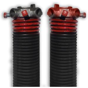 DURA-LIFT .225 x 2" x 29" Torsion Garage Springs (Red, Left & Right Wound)
