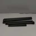 Shower Curtain Rod Adjustable 31-80 inch, 1" Diameter Spring Tension Curtain Pole No Drill, Anti-Rust Dust-proof Shower Rod, Telescopic Rod for Bathroom Matte Black (31-80 inch)