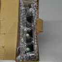 GenSwin Christmas Tree Flameless Taper Candles Flickering with Remote Timer, Real Wax LED Battery Operated Candles Warm 3D Wick Christmas Home Wedding Decor(Green, 0.78 X 9.64 Inch)