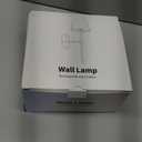 KDG Cordless Wall Sconces Set of 2, Wireless 5200mAh Rechargeable Battery LED Wall Lamps, Wall Lightings for Wall Painting, Outdoor, Garden, Living Room, Bedside, Hallway, Gifts, Night Light (Black)