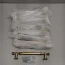 Amerdeco 10 Pack Champagne Bronze Cabinet Pulls 5 Inch(128mm) Hole Center Drawer Pulls Cabinet Hardware Kitchen Cabinet Handles for Bathroom ZH0083