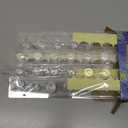 Heesch Necklace Hanger, Acrylic Necklace Organizer Wall Mount Necklace Holder, Jewelry Hooks for Necklaces, Bracelets, Chains (4-pack Clear)