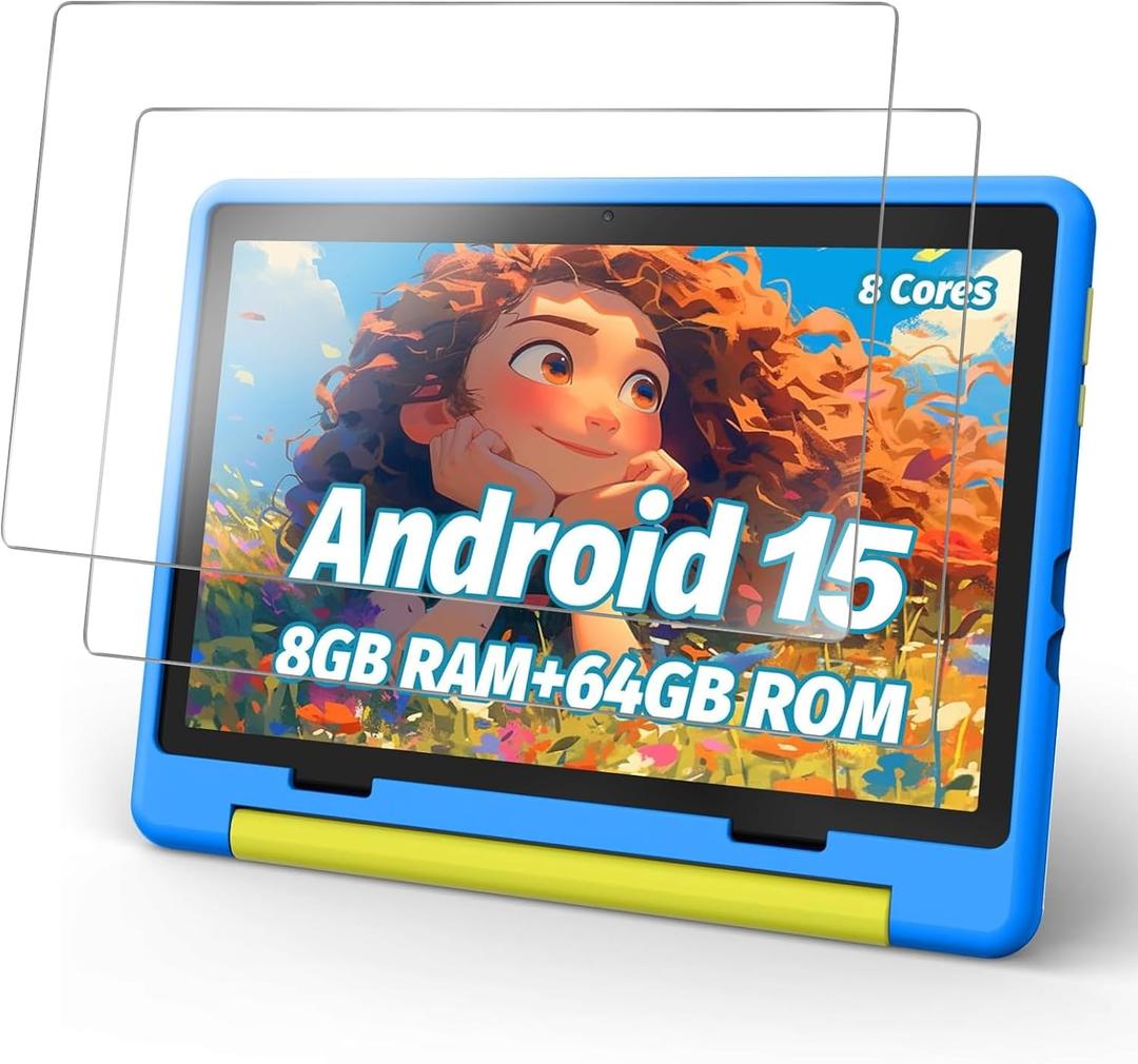 10.1 inch Android 16 15 14 Tablet Screen Protector for Urao Kids 10 Inch, Upgraded Tablet Android 10'' Tempered Glass, [9.21'' x 5.63'', 234mm x 143mm], 2 Pack.