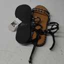 SM New York Adalyn Black Sandals 10