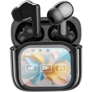 LX-50 Wireless Earbuds with ENC Noise Reduction, Hi-Res Sound, 5H Playtime, Type-C Charging, Black