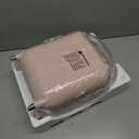 mixi 14 Inch Underseat Luggage Carry on Suitcase Free Boarding Personal Item Suitcases with Spinner Wheels Hardshell Lightweight PC for Short Travel, Pink