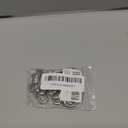 Small Carabiner Clip Hooks, 10pcs 1.57 inch Carabiners Heavy Duty, 304 Stainless Steel Spring Snap Hook Fits Camping Hiking, Metal Clips for Rope Chain Keychain Keys Rings