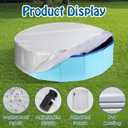Rypet 71 inch Pet Pool Cover Foldable Round Dog Swimming Pool Covers Kiddie Pool Cover,Leak Proof Washable Kiddies Pet Small Paddling Bath Accessories for Dog Kiddie Pools Bathing Tub, 3xl