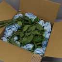 20PCS Artificial Roses with Long Stems - Realistic Silk Flowers, Fake Roses Real Touch Bouquet of Roses for Home Decor, Bridal Wedding Party Table Centerpieces, Bulk Faux Rose Flowers ( Sky Blue )
