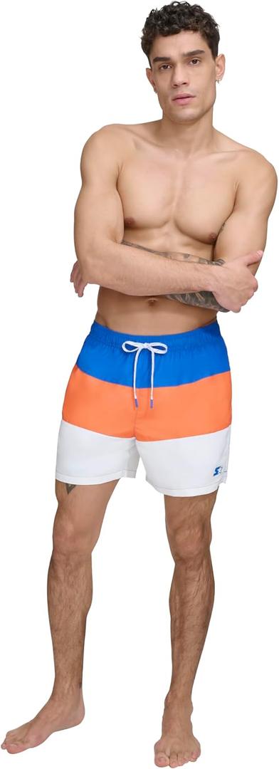 Starter Men's Quick Dry Lightweight Volley Colorbock Swim Trunk (XL)