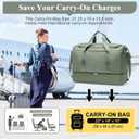 Extra Large Travel Duffle Bag,Carry on Overnight Weekend Bag with Shoes Compartment,Weekender Bags for Women for Travel Business Trips Sport Hospital