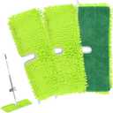 18" 2-Sided Mop Pads for Libman 18" 2-Sided Microfiber Dust Mop | Hardwood Floor Mop - Dual-Action Flip Mop - Double Sided Replacement Pad for Dry/Wet Use - Hard Surface Floor Duster Mop Head - 3Pack