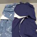 ZIGJOY Sleep Sack Swaddle 1.0 Tog Baby Wearable Blanket 100% Cotton Baby Swaddle Blanket for Newborns 6-12 Months Space&Blue