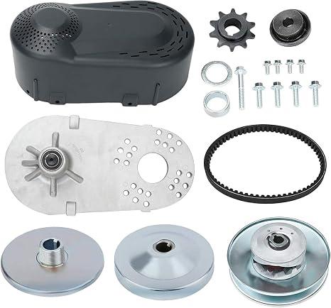 1" Go Kart Torque Converter CVT Comet Clutch Go Kart Clutch Kit | Replaces Comet 219554A 203814A TAV2 30-75 Yerf Dog Manco Mini Bike 10T #40/41 Chain