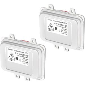 Hid Headlight Ballast Replacement for 5DV 009 000-00 Cadillac Escalade 2007-2014 - Xenon Headlight Ballast Control Unit for BMW E60 2006-2009 Chrysler Town Country 2008-2014 5DV009000-00 2pcs