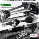Front Right CV Axle Shaft Assembly Fit for Chevy Malibu 20082012 2.4L (6-Speed Auto, Not for Hybrid), Pontiac G6 20092010 2.4L & Saturn Aura 2009 2.4L, Passenger Side