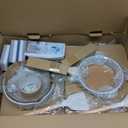 Caannasweis 20Pcs Cookware Sets, Nonstick Pots and Pans Set, Granite Induction Cookware, Non Stick Kitchen Cooking Set, Grayish White Grill Pan Set, PFOS PFOA Free