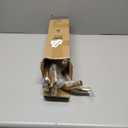 TANGWIN Gold Wrap Around Curtain Rods 2 Pack:Blackout Heavy Duty Adjustable Window Curtain Rod for Bedroom Kitchen,Modern Decorative Curved French Metal Drapery Rods Easy Install,Brushed Gold 28-48"