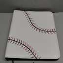 TLAZZ 990 Pockets Baseball Card Binder, Trading Card Collection Binder with 55 Removable Sleeves, Double Sided Pocket Sports Card Binder for MTG TCG Game Card (White)