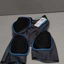 CHAMPRO mens 5 Pad Football Bull Rush 5 Pad Girdle, Black, Youth medium